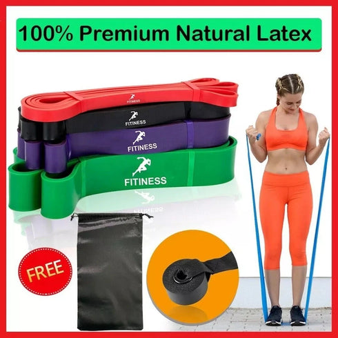 Heavy Duty Pull Up Resistance Bands Set Assisted Exercise Tube Home Gym Training