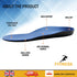 Orthotic Insoles for Arch Support Plantar Fasciitis Flat Feet Back & Heel Pain
