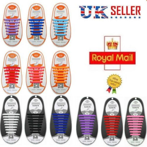 Elastic No Tie Silicone Shoelaces