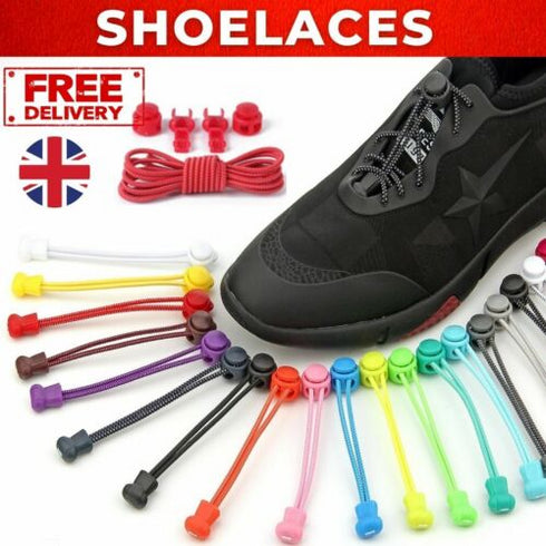 No Tie Elastic Round Shoe Laces