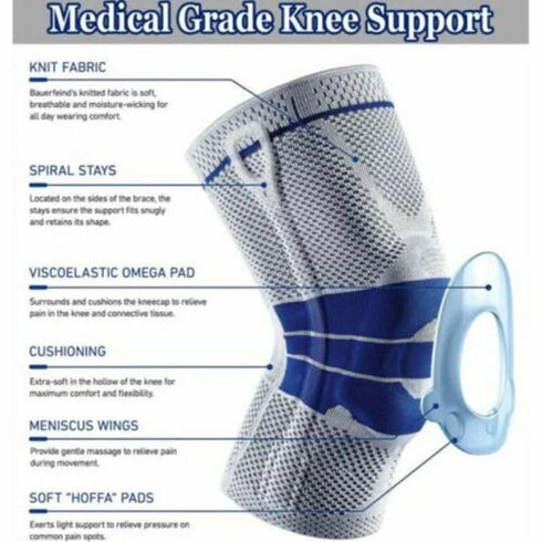 Silicone Compression Knee Brace