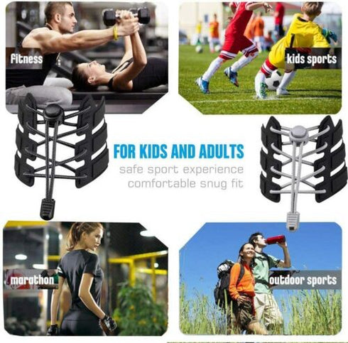 No Tie Elastic Round Shoe Laces