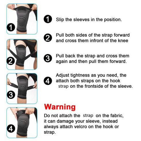 Knee Support Brace Compression Strap Sleeve Protector