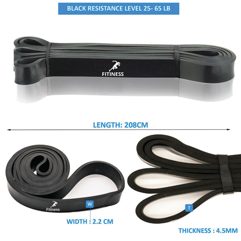 Heavy Duty Pull Up Resistance Bands Set Assisted Exercise Tube Home Gym Training